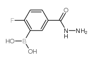 3-Borono-4-fluorobenzohydrazide - Chemical structure and product image