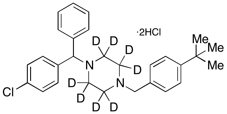 Buclizine (piperazine-d8) Dihydrochloride - Chemical structure and product image