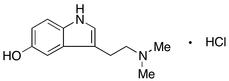 Bufotenine Hydrochloride - Chemical structure and product image