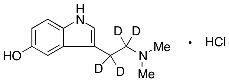 Bufotenine-d4 Hydrochloride - Chemical structure and product image