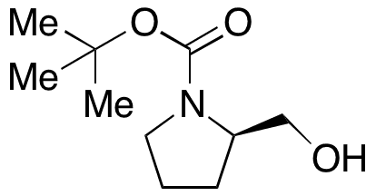 N-(tert-Butoxycarbonyl)-D-prolinol - Chemical structure and product image