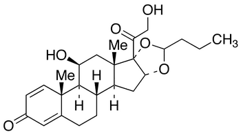 Budesonide - Chemical structure and product image