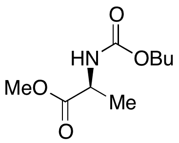 N-tert-Butoxycarbonylalanine Methyl Ester - Chemical structure and product image