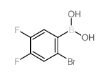 2-Bromo-4,5-difluorophenylboronic acid - Chemical structure and product image
