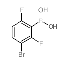 3-Bromo-2,6-difluorophenylboronic acid - Chemical structure and product image