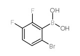 6-Bromo-2,3-difluorophenylboronic acid - Chemical structure and product image