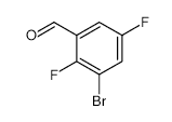 3-Bromo-2,5-difluorobenzaldehyde - Chemical structure and product image