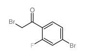 2-Bromo-1-(4-bromo-2-fluorophenyl)ethanone - Chemical structure and product image