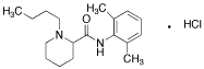 Bupivacaine Hydrochloride - Chemical structure and product image