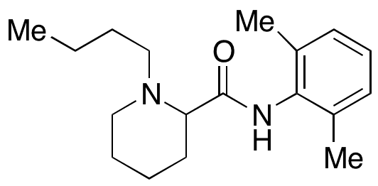 Bupivacaine - Chemical structure and product image
