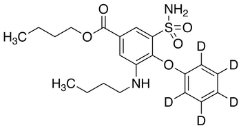 Bumetanide-d5 Butyl Ester - Chemical structure and product image