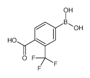 4-Borono-2-(trifluoromethyl)benzoic Acid - Chemical structure and product image