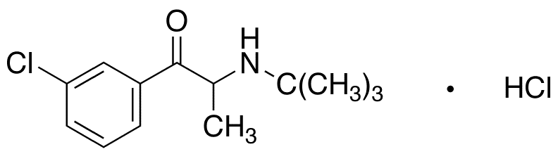 Bupropion Hydrochloride - Chemical structure and product image