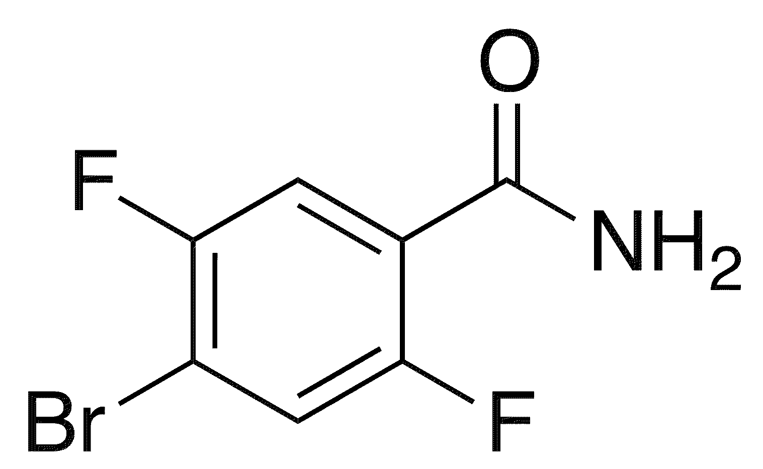 4-Bromo-2,5-difluorobenzamide - Chemical structure and product image