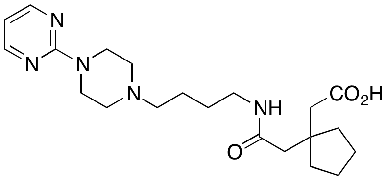 seco-(8,9)-Buspirone Carboxylic Acid - Chemical structure and product image