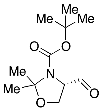 (4S)-4-Formyl-2,2-dimethyl-3-oxazolidinecarboxylic Acid 1,1-Dimethylethyl Ester - Chemical structure and product image