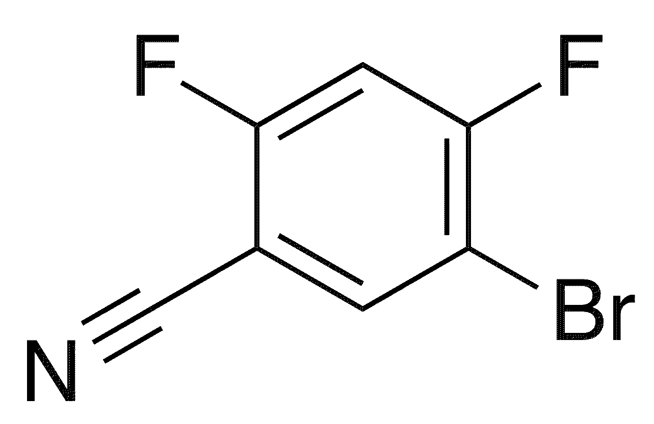 5-Bromo-2,4-difluorobenzonitrile - Chemical structure and product image
