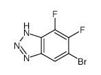 6-Bromo-4,5-difluoro-3H-1,2,3-benzotriazole - Chemical structure and product image