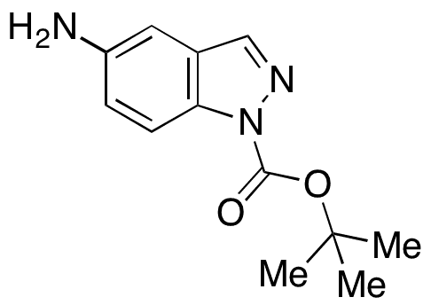 tert-Butyl 5-Amino-1H-indazole-1-carboxylate - Chemical structure and product image