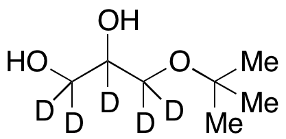 (Â±)-3-tert-Butoxy-1,2-propanediol-d5 - Chemical structure and product image
