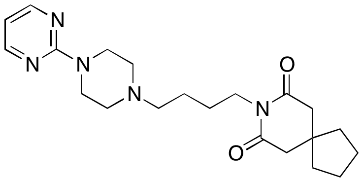 Buspirone - Chemical structure and product image