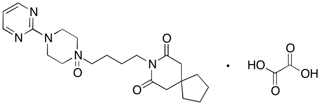 Buspirone N-Oxide Oxalate Salt - Chemical structure and product image