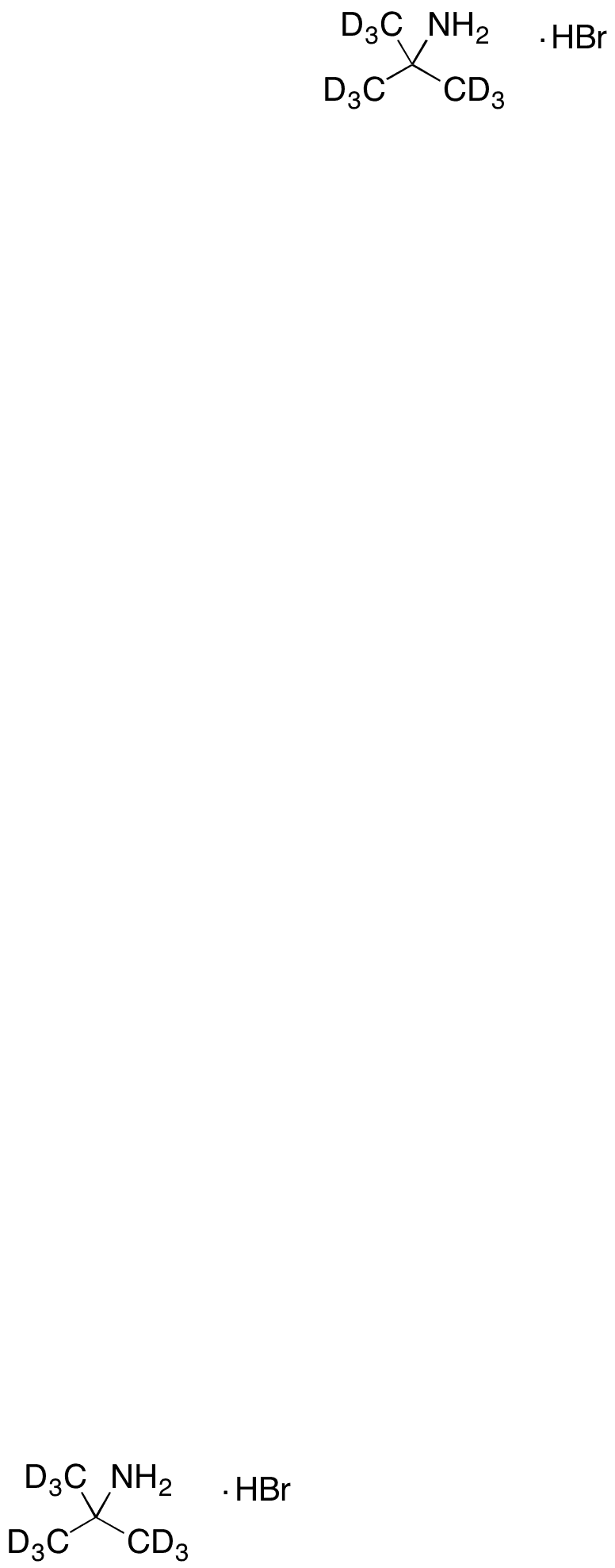tert-Butyl-d9-amine Hydrobromide - Chemical structure and product image