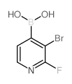 3-Bromo-2-fluoropyridine-4-boronic Acid - Chemical structure and product image