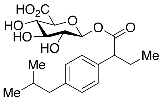 Butibufen Acyl-Î²-D-glucuronide(Mixture of Diastereomers) - Chemical structure and product image