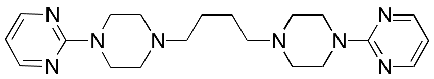 2,2-[Butane-1,4-diylbis(piperazine-1,4-diyl)]dipyrimidine - Chemical structure and product image