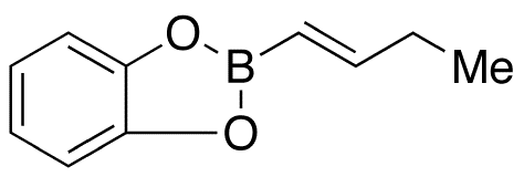 (E)-2-(1-Butenyl)-1,3,2-benzodioxaborole - Chemical structure and product image