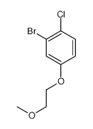 2-Bromo-1-chloro-4-(2-methoxyethoxy)benzene - Chemical structure and product image