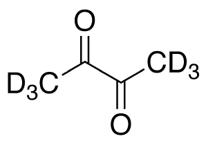 2,3-Butanedione-d6 (Major) - Chemical structure and product image