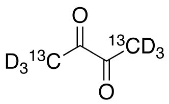 2,3-Butanedione-13C2D6 - Chemical structure and product image