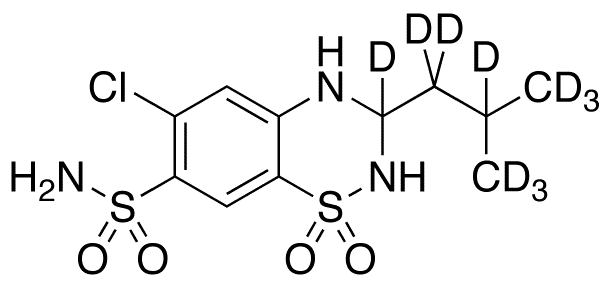 Buthiazide-d10 (Major) - Chemical structure and product image