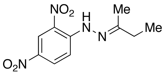 2-Butanone 2,4-Dinitrophenylhydrazone - Chemical structure and product image
