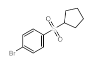 1-Bromo-4-(cyclopentanesulfonyl)benzene - Chemical structure and product image