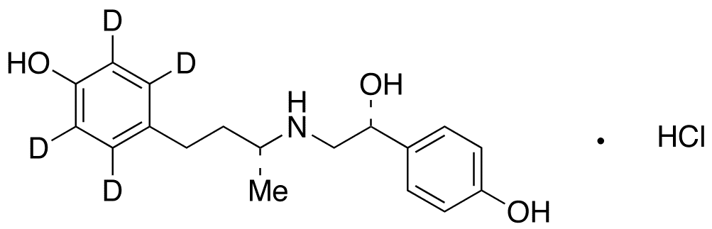 Butopamine-d4 Hydrochloride - Chemical structure and product image