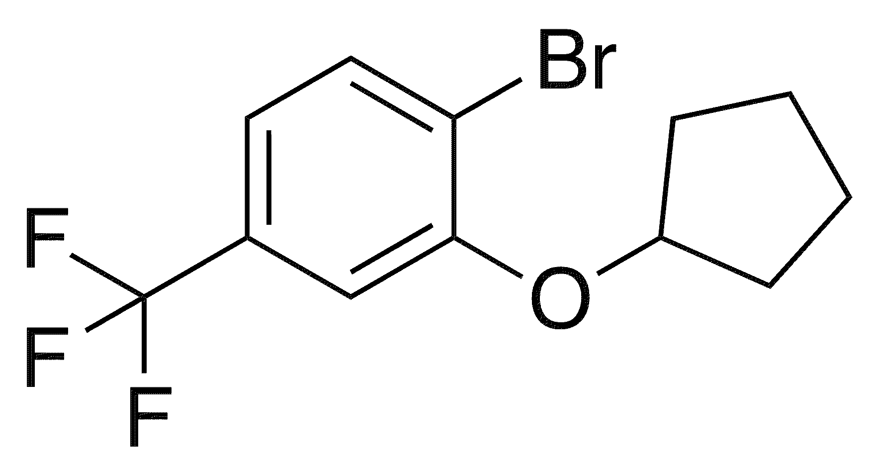 1-Bromo-2-(cyclopentyloxy)-4-(trifluoromethyl)benzene - Chemical structure and product image