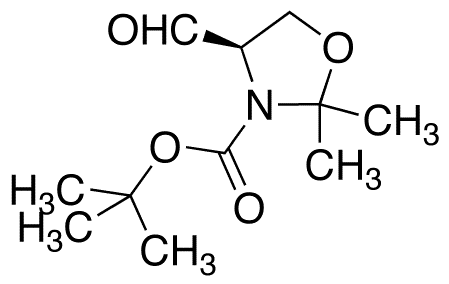(4R)-3-tert-Butoxycarbonyl-2,2-dimethyl-4-formyloxazolidine - Chemical structure and product image