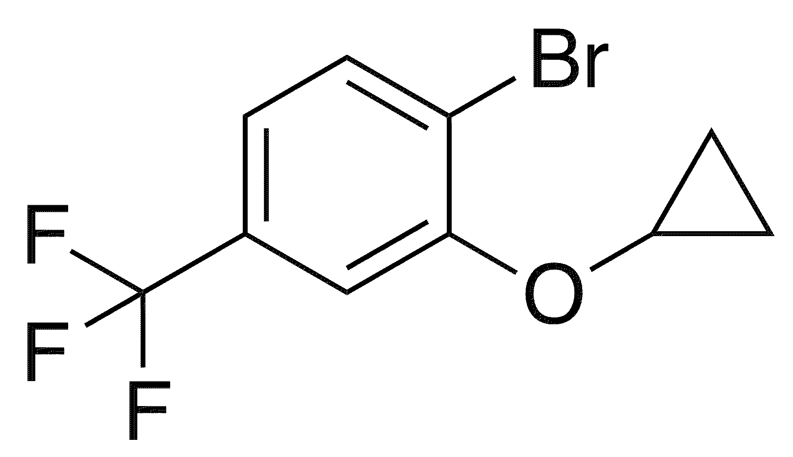 1-Bromo-2-cyclopropoxy-4-(trifluoromethyl)benzene - Chemical structure and product image