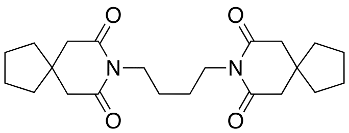 8,8-(1,4-Butanediyl)bis-8-azaspiro[4.5]decane-7,9-dione - Chemical structure and product image