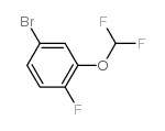 4-Bromo-2-(difluoromethoxy)-1-fluorobenzene - Chemical structure and product image