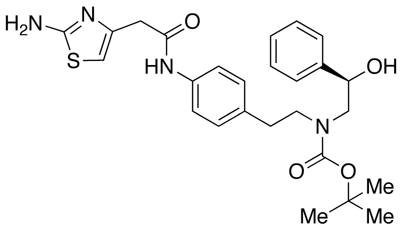 N-tert-Butoxycarbonyl Mirabegron - Chemical structure and product image