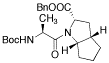 1-(2-tert-Butoxycarbonylamino-1-oxopropyl)octahydrocyclopenta[b]pyrrole-2-caroxylic Acid, Benzyl Ester - Chemical structure and product image