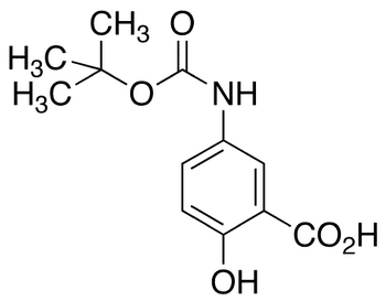 5-(N-tert-Butoxycarbonylamino)salicylic Acid - Chemical structure and product image
