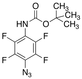 4-(N-tert-Butoxycarbonylamino)tetrafluorophenylazide - Chemical structure and product image