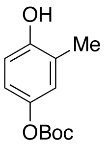 4-[(tert-Butoxycarbonyl)oxy]-2-methylphenol - Chemical structure and product image