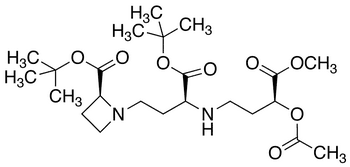 (2S,3S,3â€™S)-N-[3-(3-acetoxy-3-methoxycarbonylpropanamino)-3-tert-butoxycarbonylpropanyl]azetidine-2-carboxylic Acid tert-Butyl Ester - Chemical structure and product image