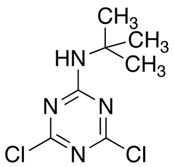 2-(tert-Butylamino)-4,6-dichloro-1,3,5-triazine - Chemical structure and product image